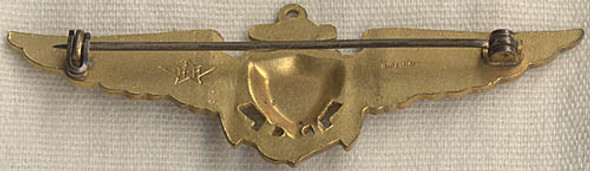 Early WWII USN Pilot Wing by H+H "Imperial"