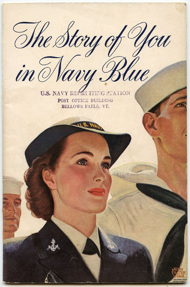 WWII USN Waves Recruiting Booklet: "The Story of You in Navy Blue"