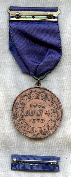 1876 Centennial Legion Military Order Medal and Bar