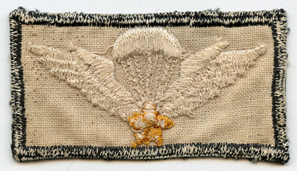 Nice Early 60's RVN Army Master Parachutist Badge in Bevo Weave