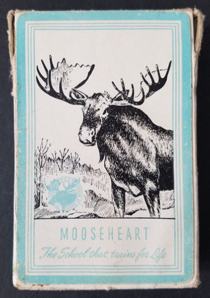 Rare 1930's MOOSE LOOM Mooseheart Playing Cards Complete Pinochle Deck