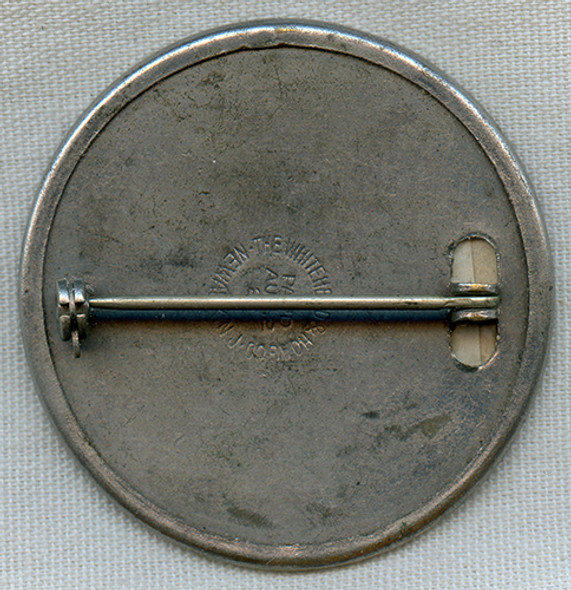 WWII Era Photo ID Badge International Longshoremen's Association Port of Baltimore