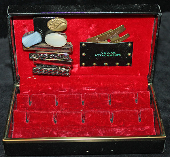 Great Lot of Vintage Men's Cuff Links & Occupational Tie Pins, Bars, Etc. Fresh Out of An Es