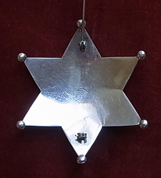 Very Rare 1930's Highway Deputy Sheriff Sergent Badge From Cook Co. Illinois