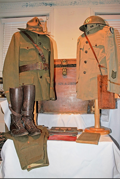Fabulous WWI 2nd Division Artillery Combat General Albert J Bowley Uniforms Headgear & Artifacts