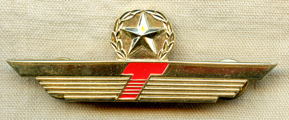 Circa 1990 Trump Shuttle Captain Wing 3rd Issue