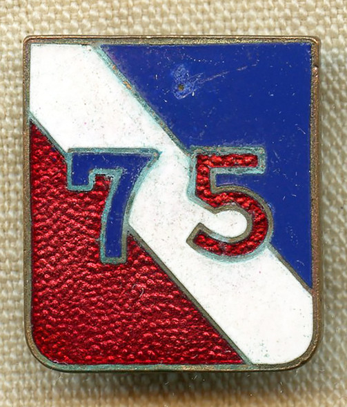 Late WWII US Army 75th Infantly Division Patch Type DI