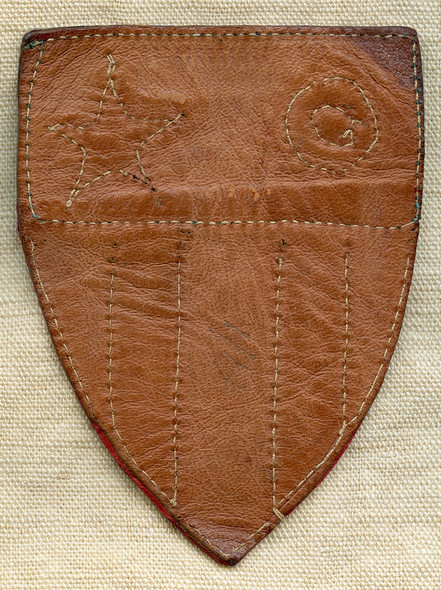 Classic Iconic WWII LEATHER CBI Patch Theater-Made for wear on A-2 Fllight Jacket