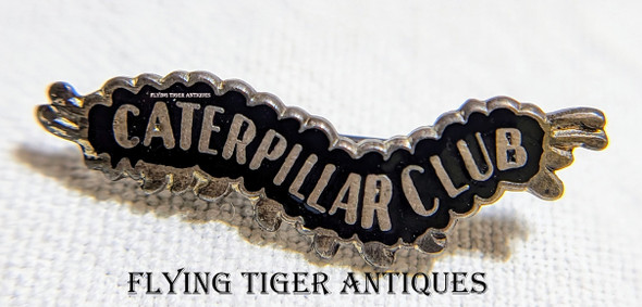 Classic Iconic WWII Switlik Parachute Co. Caterpillar Club Pin by Metal Arts Co. in New York