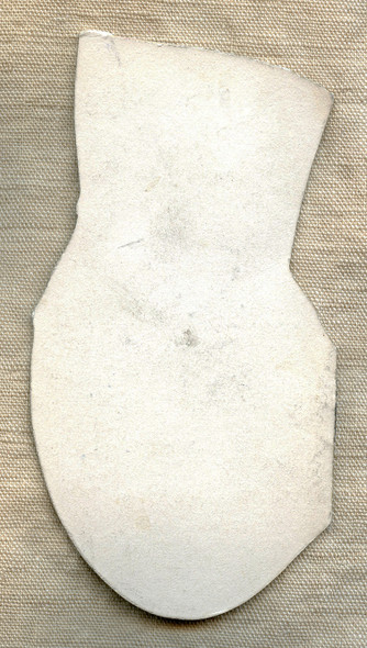 Lovely 1919 USMA West Point Fall Hops Dance Card Die Cut in the form of  Football Wearing a cadet He