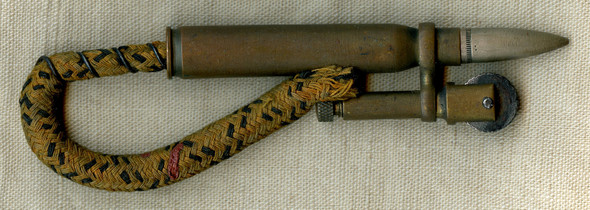 Great WWI Trench Art Trench Lighter Made from 1917 Winchester Cartridge Bullet