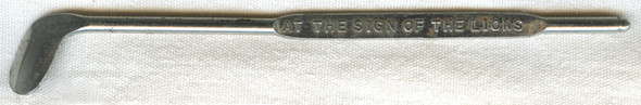 1890s Rockingham Hotel (Portsmouth, NH) Golf Club Drink Stirrer
