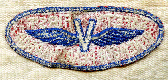 Rare WWII Veedol Flying V Motor Oil Remember Pearl Harbor Tydol Station Attendant Uniform Patch