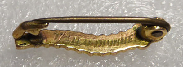 Ext Rare WWII IRVIN Parachute Co  Caterpillar Club Pin in 10K Gold USAAF Srgt Henry U Dionne