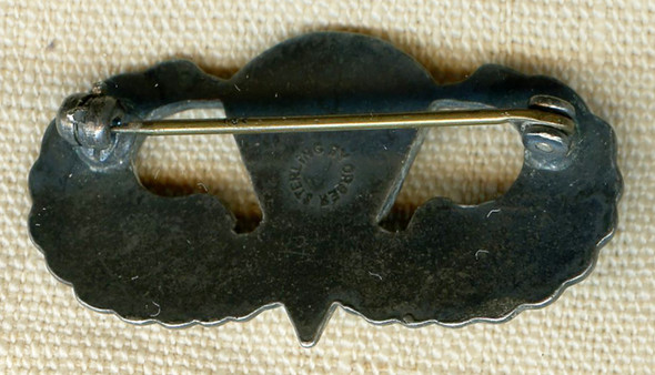 Scarce ORBER Made WWII US Army Paratrooper Badge