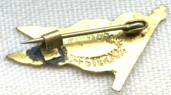 1910s Catskill Mountains (New York) Souvenir Lapel Pin by Bastian Bros.