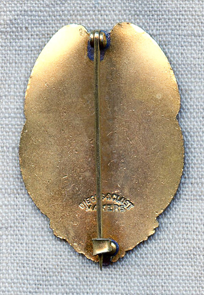 Beautiful Ca. 1900 NY State Health Officer Badge by Dieges & Clust