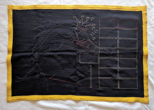 Ext Rare WWII USN USS Queenfish SS-393 Submarine Kill Flag Disney Design