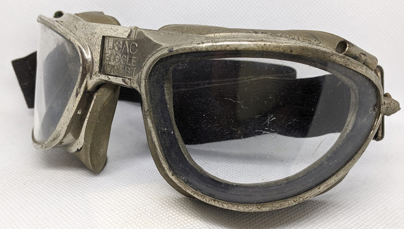 Scarce 1930s US Air Corps Type B-7 Aviator's Goggles with Original Cushion