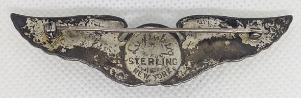 Scarce Early WWII USAAF Navigator Wing, Type 1 by Luxenberg