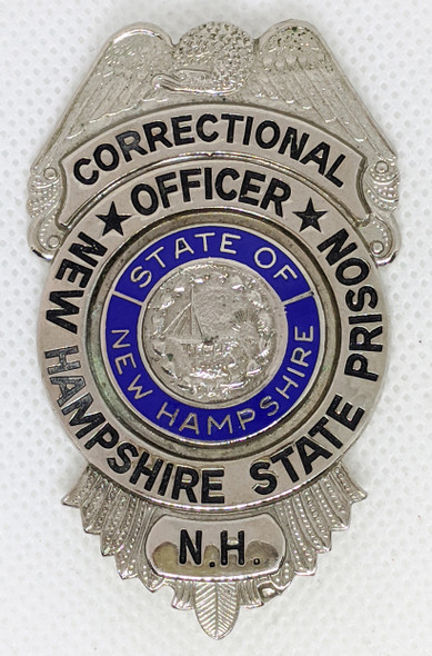 Vintage 1980's - 1990's New Hampshire State Prison Correctional Officer Badge