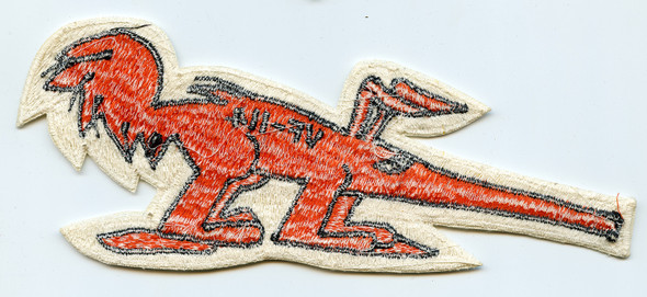 Cool mid-1970's USN VF-114 Japanese Made Jacket Patch with B. C. Aardvarks