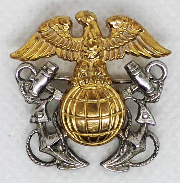 Rare Late 1940's Coast & Geodetic Survey Officer's Overseas Cap Badge by Meyer