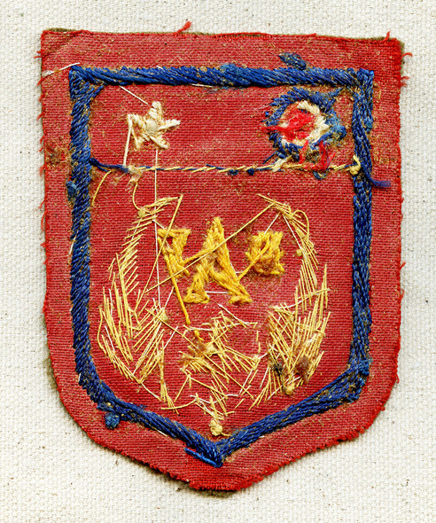 Stunning, Minty, ca 1943 Italian Made USAAF Desert Air Force Shoulder Patch w/Bullion Details