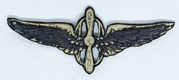 Extremely Rare WWI Italian Military Aviation Corps  Model 1915 Enlisted Military Observer's Badge in