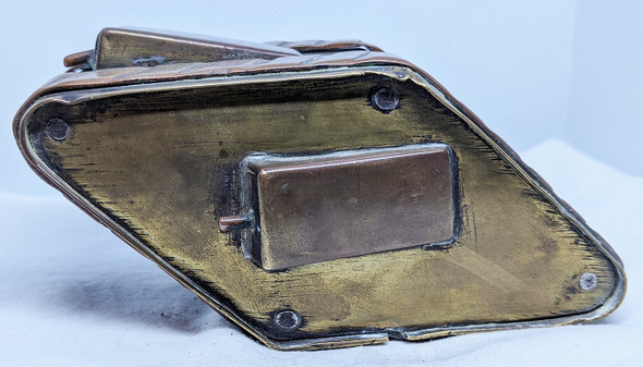 Great WWI Miniature Trench Art Tank in Copper & Brass.