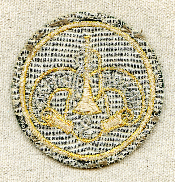 Rare 1930's - WWII US Army Cavalry Regiment Shoulder Patch Embroidery on Felt. Removed from Uniform.