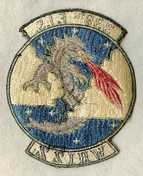 Rare ca 1955 USAF 339th Fighter Interceptor Squadron FIS Patch Personalized with Nickname WHIZZ