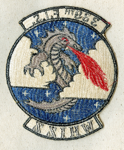 Rare ca 1955 USAF 339th Fighter Interceptor Squadron Large Japanese Made Jacket Patch.