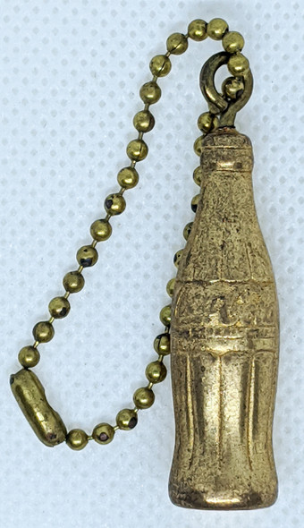 Great 1936's Coca Cola 50th Anniversary Gift with Brass Key Chain.