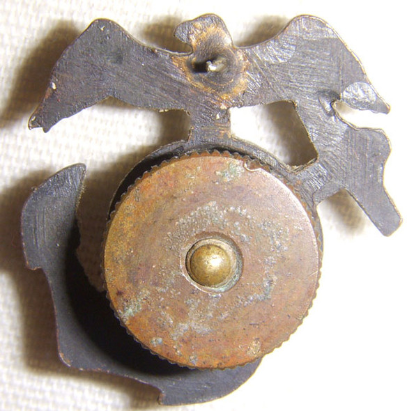 Nice 1930s US Marine Corps "China Marine" Undress Collar Insignia