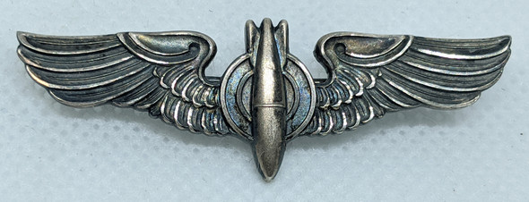 Scarce Early WWII USAAF Shirt Size Bombardier Wing by Balfour