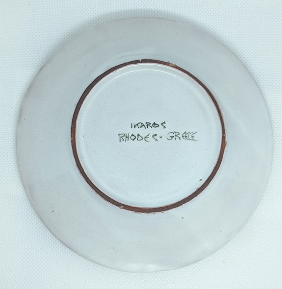 Lovely Ca 1957 USS Des Moines (CA - 134) Souvenir Ashtray from Rhodes Greece During a Med. Cruise