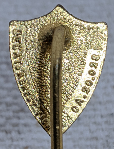 Scarce French Made Vichy France Lapel Pin From WWII German Occupation