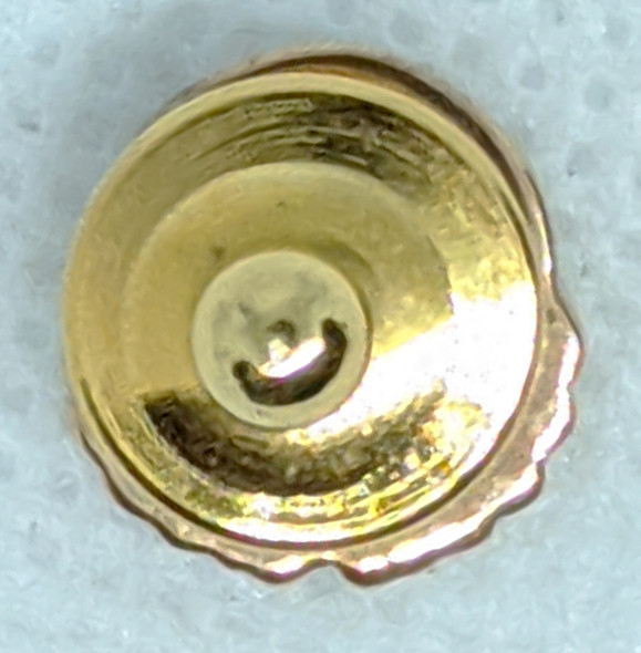 Scarce Ca 1970 PAA Pan American Airways 30yr Service Pin in 10k Gold as issued to Captain Ned Mullen