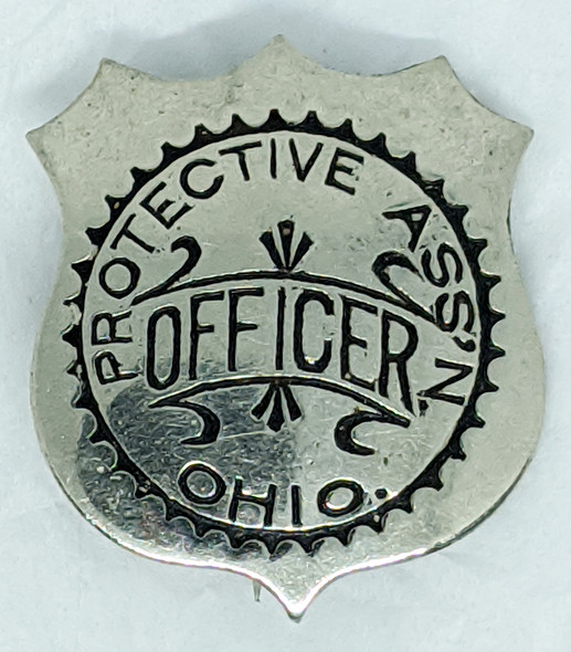 Ca 1900 Ohio Protective Association Officer Badge Horse Thief Detective Related?