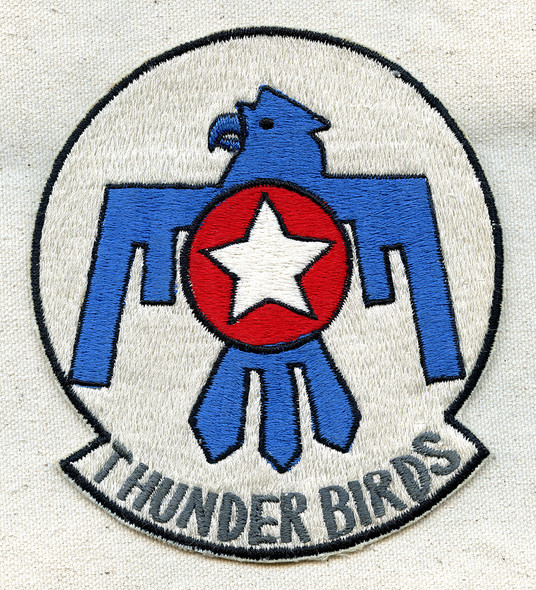 Interesting Early 1970's USAF Thunder Birds Jacket Patch Made in Taiwan