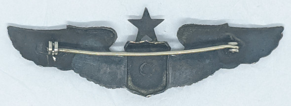 Rare Early - Mid WWII USAAF Sr.Pilot Wing by Orber in Sterling