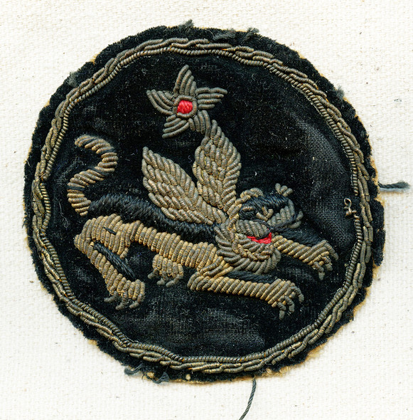 Great Early WWII USAAF CATF China Air Task Force 14th Air Force Bullion CBI Made Shoulder Patch