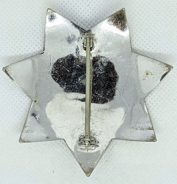 Nice 1950s Sacramento Co California Deputy Sheriff 7 pt Star Badge #2156