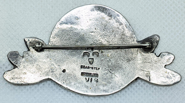 Wonderful Appaloosa Hose Club Membership Badge Cast Silver by Nez Perce Indian & Appaloosas Horses