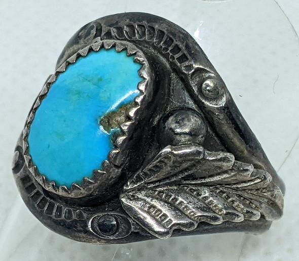 An Early Work by Navajo Mattie Tso in silver & Turquoise Ca Early 1970s Great Attention to detail