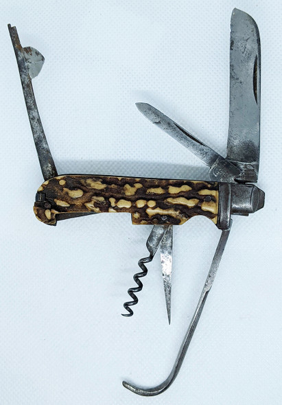 Great 1860s-1870s Robinson's Sheffield English Horseman's Knife