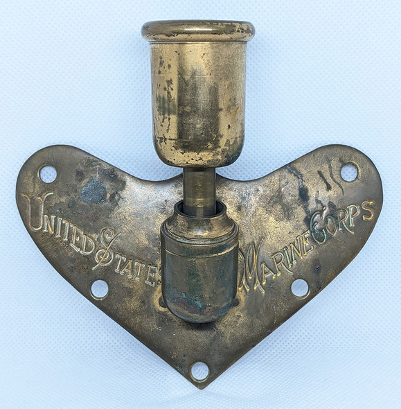 Wonderful Spanish - American War Period USMC Parade Dress Flag Bearer's Carrying Base