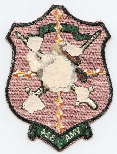 Circa 1955-1956 US Marine Corps VMA-324 "Devil Dogs" Jacket Patch Embroidered on Twill