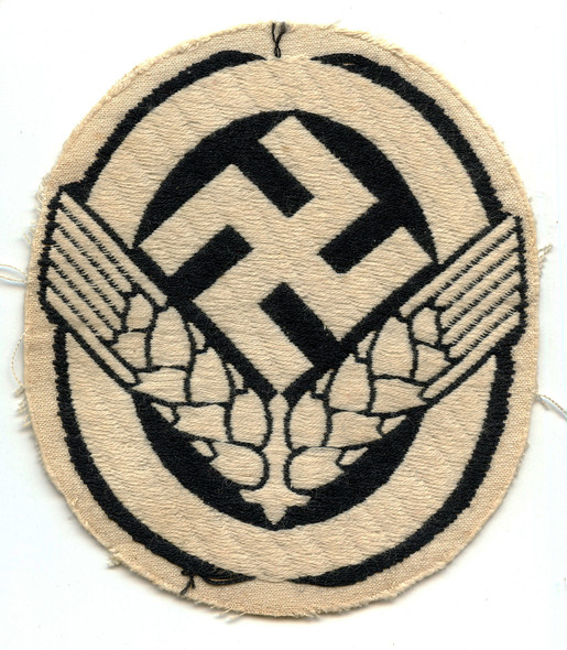 Scarce Mid-1930s Nazi Labor Corps RAD Women's Sport Patch, Worn
